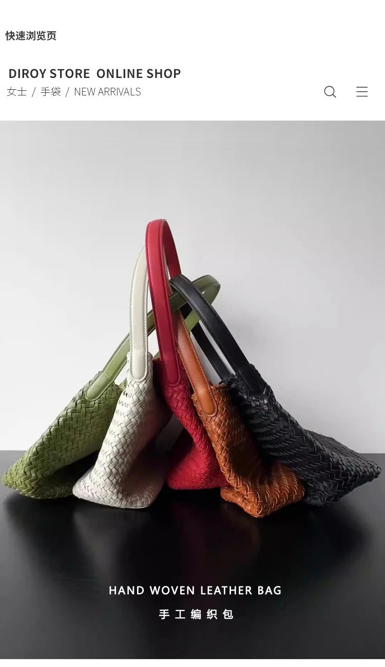Sac Tressé Cuir Femme Camille