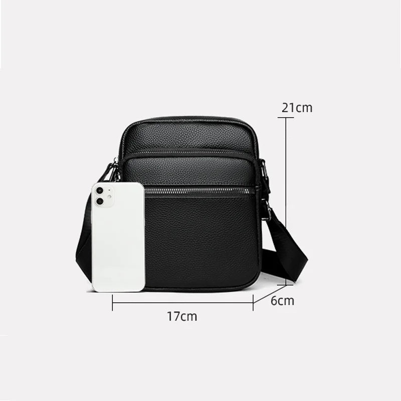 Sacoche Cuir Homme Basile