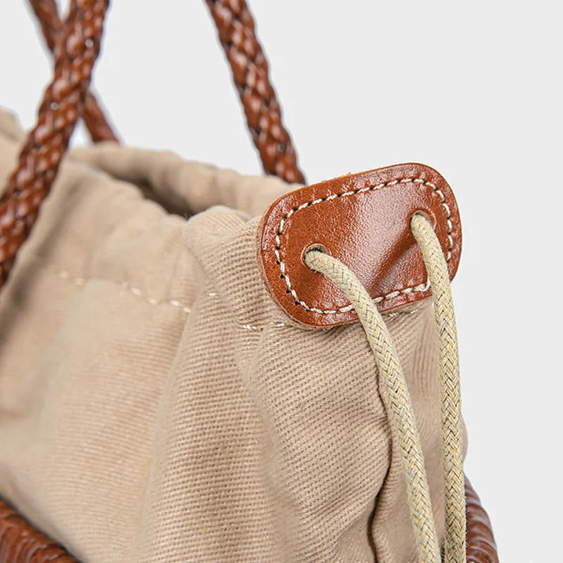 Sac Tressé Cuir Femme Colette