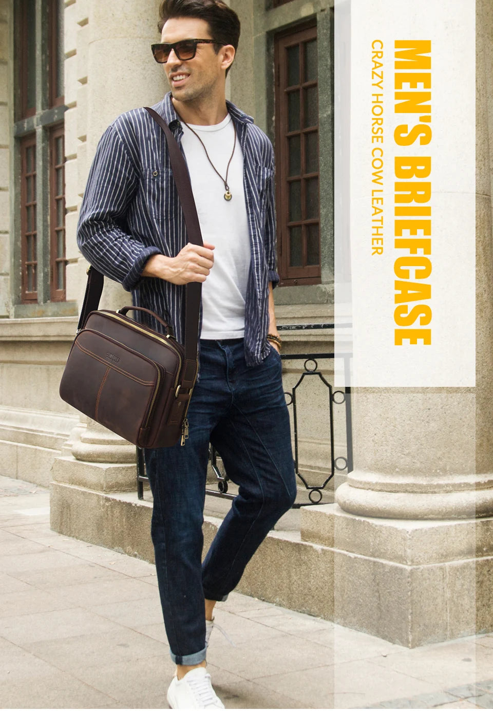Sacoche Cuir Homme Corbin