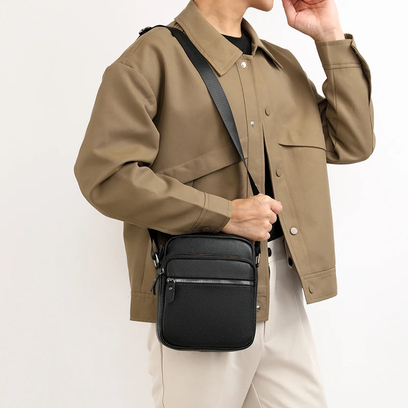 Sacoche Cuir Homme Basile