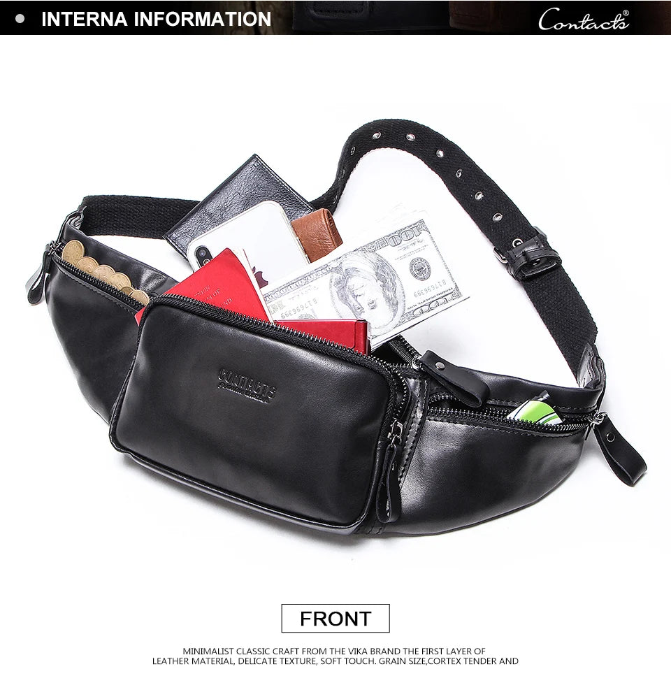 Sac Banane Cuir Homme Nolan