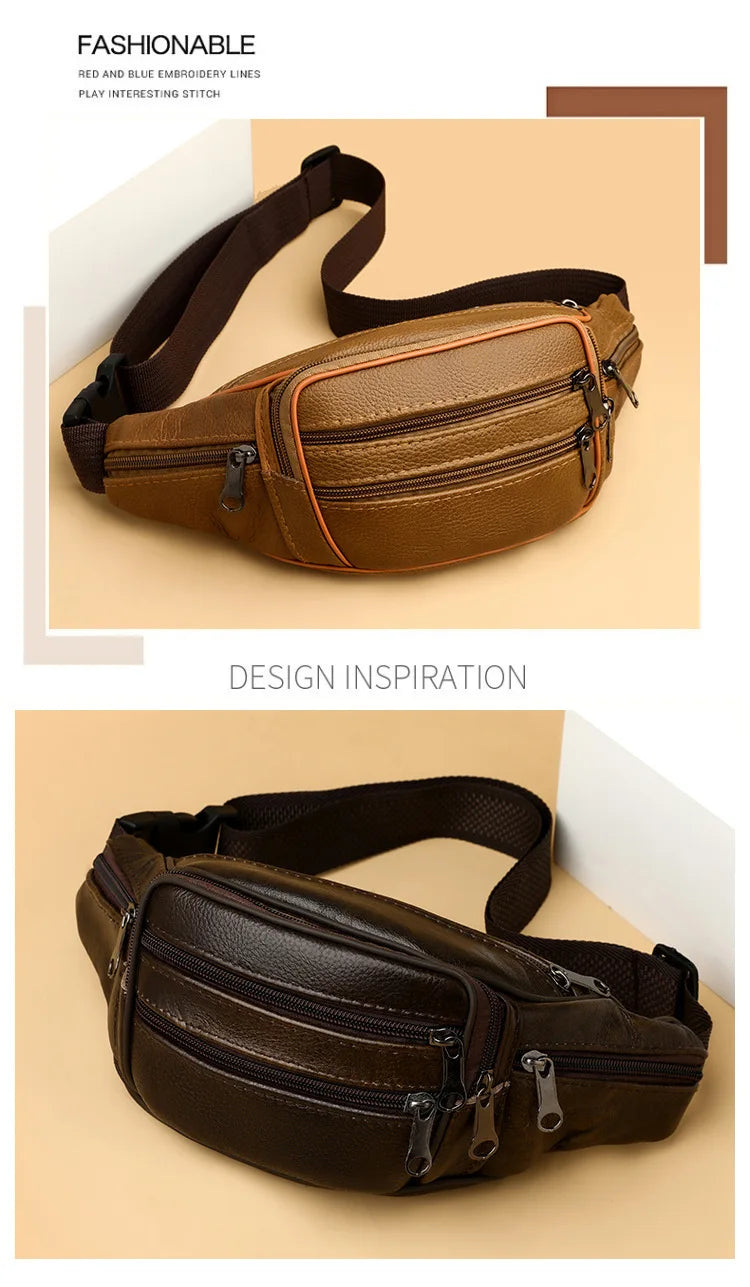 Sac Banane Cuir Homme Émile
