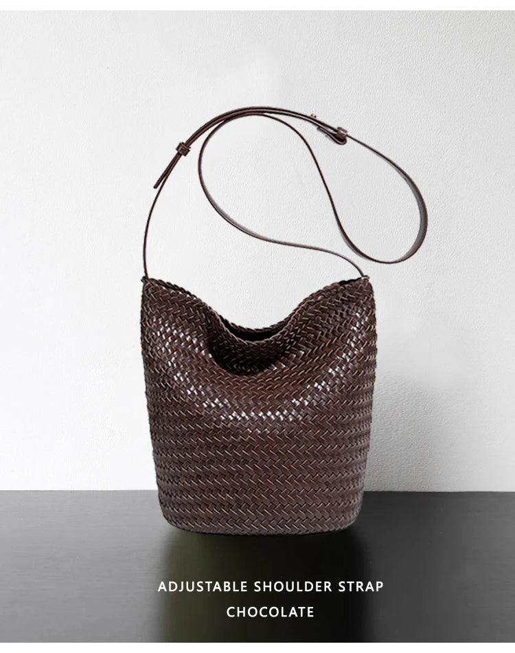 Sac Tressé Cuir Femme Camille