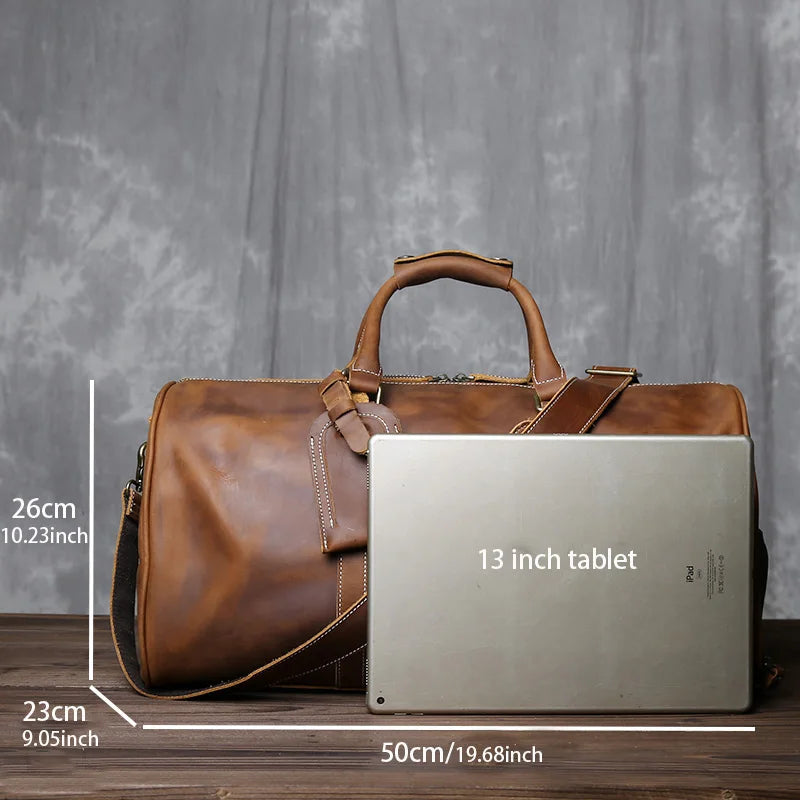 Sac De Voyage Cuir Homme Augustin