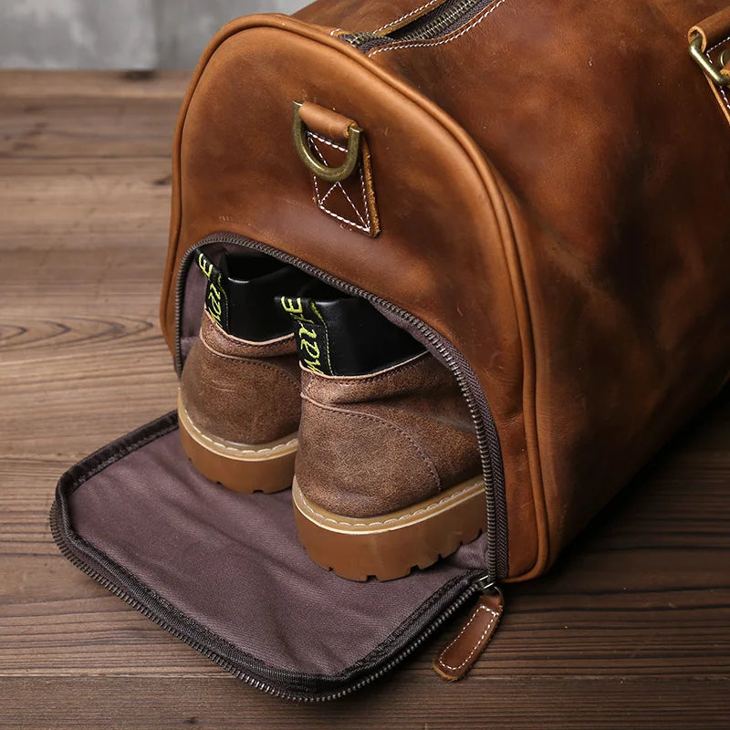 Sac De Voyage Cuir Homme Augustin